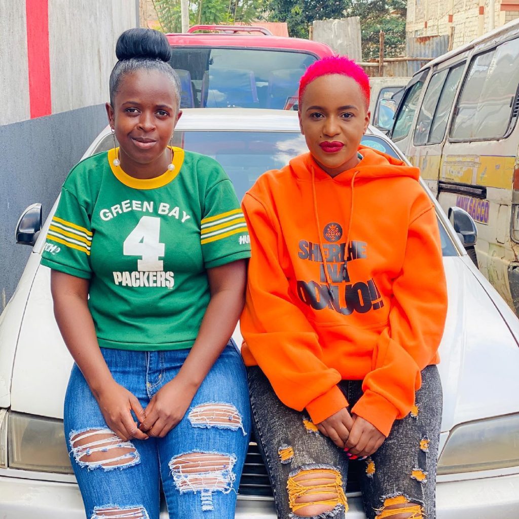 A photo of Samantha and Femi One in 2021