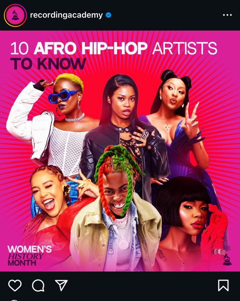 Recording Academy 10 Afro Hip-Hop artists to know. Femi One