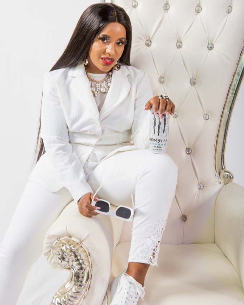 Femi One holding the Monster Energy Drink