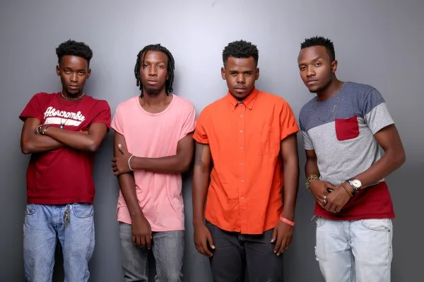 Le Band members Left to right: Joel, Charisma, Abe and Ken