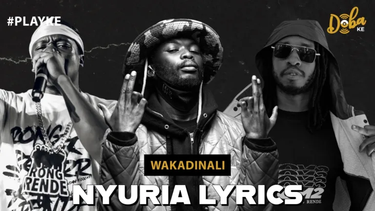 Wakadinali - Nyuria Lyrics